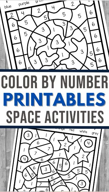 Space Color by Number Space Coloring Sheets Free Printable, Space Activity Sheets, Space Color By Number, Space Coloring Sheet, Beaver Scouts, Space Activity, Tumblr Coloring Pages, Fnaf Coloring Pages, Planet Colors