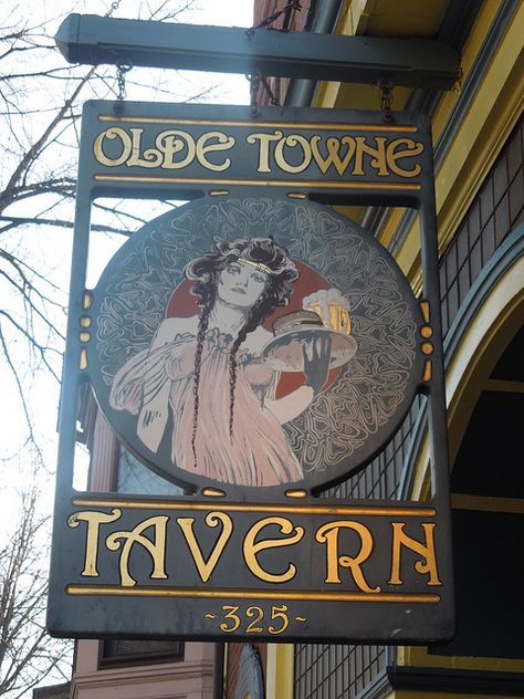 Frederick, Maryland | Olde Towne Tavern. Tavern Sign, Background Scenery, Storefront Signs, Cafe Sign, Frederick Maryland, British Pub, Old Pub, Trade Sign, Game Boards