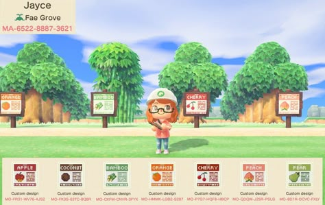 Acnh Cottagecore, Animal Crossing 3ds, Animals Crossing, Animal Crossing Funny, Animal Crossing Guide, Animal Crossing Qr Codes Clothes, Qr Codes Animal Crossing, Tree Signs, Animal Crossing Villagers