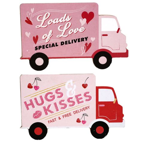 Pastry Truck, Valentine Centerpieces, Valentines Day Decor, Valentine's Day Party, Valentine's Day Decor, Monthly Themes, Love Hug, Heart Balloons, Hugs And Kisses