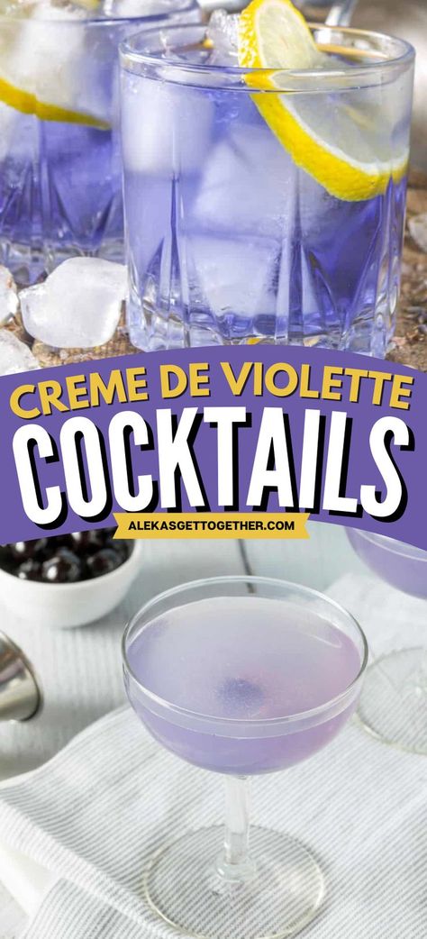 Purple Cocktails, Floral Cocktails, Kings And Queens, Cocktail Desserts, Lime Wedge, Party Food Appetizers, Small Bites, Mini Desserts, Mocktails