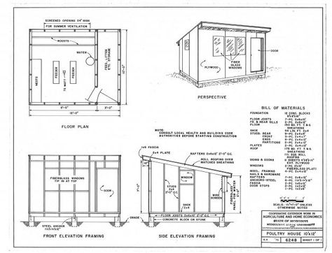 Chicken Co-op Plans Free Download | ... basic plans for my coop from http://msucares.com/pubs/plans/6248.pdf Easy Diy Chicken Coop, Chicken Coop Plans Free, Chicken Coop Blueprints, Portable Chicken Coop, Chicken Pen, Diy Chicken Coop Plans, Coop Design, Best Chicken Coop, Chicken Coop Designs