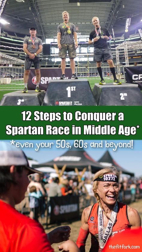 Succeeding at obstacle course races (like Spartan Race) after age 40 requires a combination of preparation, dedication, and smart strength and cardio training tailored to your body’s capabilities and limitations. Learn how to have fun and reach your fitness goal safely. Spartan Challenge, Spartan Training, Spartan Workout, Spartan Race Training, Training For A 10k, Obstacle Course Races, Fitness Goal, Race Training, Spartan Race