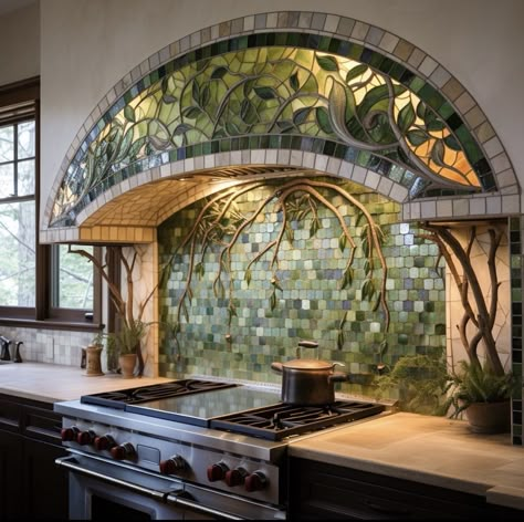 Mosaic Interior Design, Bathroom Mosaic, Grain Silo, Botanical Motifs, Dream House Rooms, Fantasy House, Earthship, Design Del Prodotto, Barbie Dream House