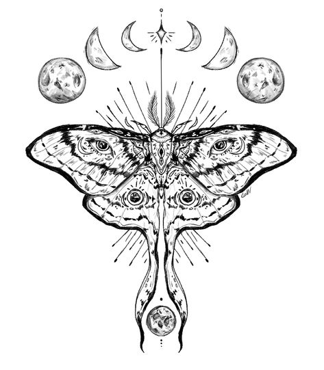 Lunar Moth Design, Lunar Moth Chest Tattoo Female, Lunar Moth Tattoo Design, Lunar Moth Tattoo, Moth Tattoo Design, Lunar Moth, Art Twitter, Moth Tattoo, Tattoo Cover