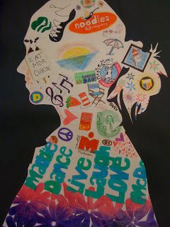 Miss Rossi's Art Class: Who I Am Silhouette Camp Arts And Crafts, Leadership Classes, School Start, Middle School Lesson Plans, Middle School Lessons, School Lesson Plans, Sans Art, Classroom Routines, Icebreakers