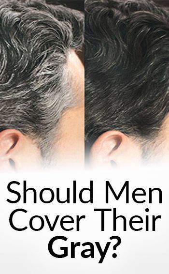 Should a man cover his gray hair? There are legitimate arguments on both sides about covering up your gray vs. keeping it. Boliage Hair, Gray Hair Solutions, Premature Grey Hair, Hide Greys, Grey Hair Care, Grey Hair Men, Men With Grey Hair, Mens Hair Colour, Covering Gray Hair