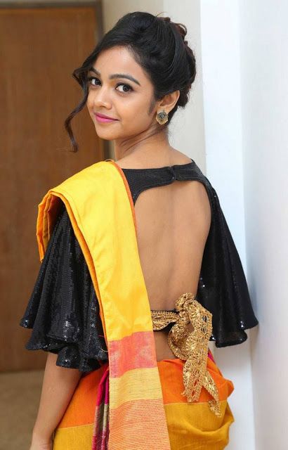 Nithya Shetty, Pics In Saree, Indian Wedding Sari, Ideas For Embroidery, Revealing Dresses, Wedding Sarees Online, Indian Saris, Wedding Sari, Revealing Dress