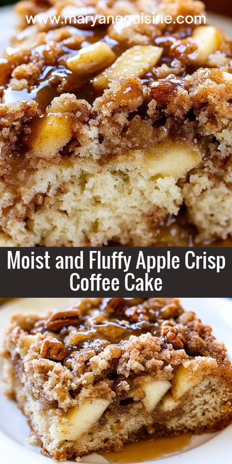 Desserts With Fresh Apples, Apple Crisp Coffee, Apple Cider Glaze, Delicious Apple Recipes, Apple Dessert Recipes Easy, Crazy Bread, Apple Coffee Cake, Ms Recipes, Sweet Dessert Recipes