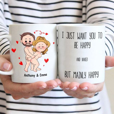 I Just Want You To Be Happy - Couple gift for husband, wife, boyfriend, girlfriend - Personalized Mug | Sunflowerly | Couple gifts, Couple mugs, Personalized mugs #Couples_Coffee_Mugs #Sublimation_Graphics #Valentine_Gifts_For_Mom #Coffee_Chocolate Couples Coffee Mugs, Mug Crafts, Sublimation Graphics, Valentine Gifts For Mom, Graduation Theme, Phone Case Decals, Couple Mugs, Happy Gifts, Mug Gifts