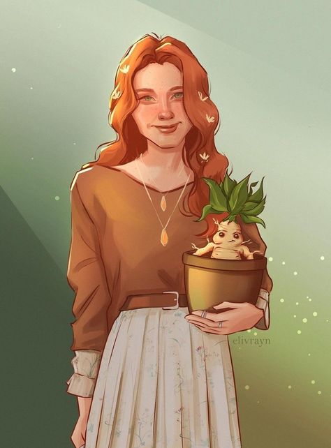 Lily Evans Aesthetic Fanart, Harry Potter Character Fanart, Hogwarts Character Design, Lily Potter Fan Art, Harry Potter Characters Fanart, Lily Evans Fanart, Lily Evans Fan Art, Atyd Fanart, Jily Fanart