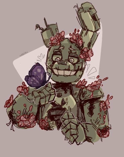 Animals Butterfly, Spring Trap, Spring Butterfly, Animatronic Fnaf, Fnaf Wallpapers, Fnaf Movie, Fnaf Comics, Fnaf Memes, William Afton