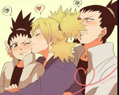 Naruto And Shikamaru, Shikamaru And Temari, Photo Naruto, Naruto Family, Naruto Couples, Manga Naruto, Sasuke Sakura, Naruto Fan Art, Naruto Ship