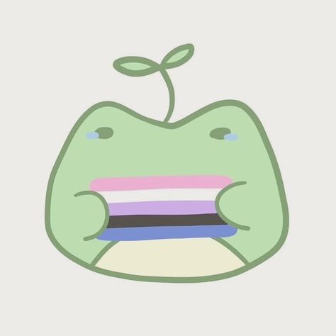 I have more frogs- currently questioning if I'm genderfluid or not🥴🥴 Gender Fluid