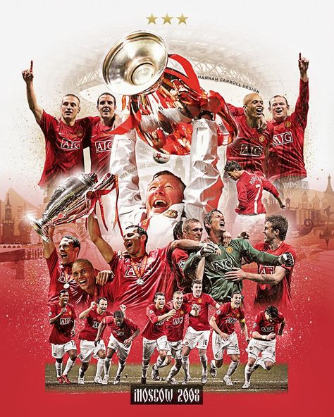 Moscow 2008 ⭐⭐⭐ Manchester United 2008, Manchester United Squad, United Wallpaper, Manchester United Wallpaper, Man Utd, Football Club, Manchester United, Moscow, Manchester