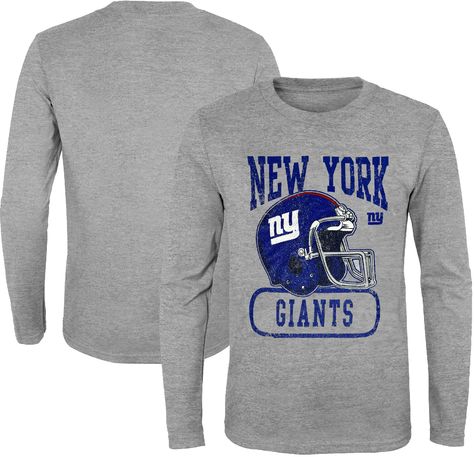 PRICES MAY VARY. Officially Licensed NFL New York Giants Kids Youth Apparel Premium Football Long Sleeve Crewneck Shirt. Great To Wear On All Occasions. This Premium Cotton Shirt Is True To The New York Giants Official Team Logo. High Quality Premium Cotton New York Giants Kids Youth Football Long Sleeve Shirt. Ensuring To Create Comfort While Sporting Your Team's Logo All Year Long. Suitable For Tailgates, Sport Events, Holidays Or Just Lounging. This Cotton Long Sleeve Football Shirt Is Ideal Sport Events, Nfl New York Giants, Nfl Teams Logos, Youth Football, Football Tees, Crew Neck Shirt, New York Giants, Football Shirt, Football Shirts