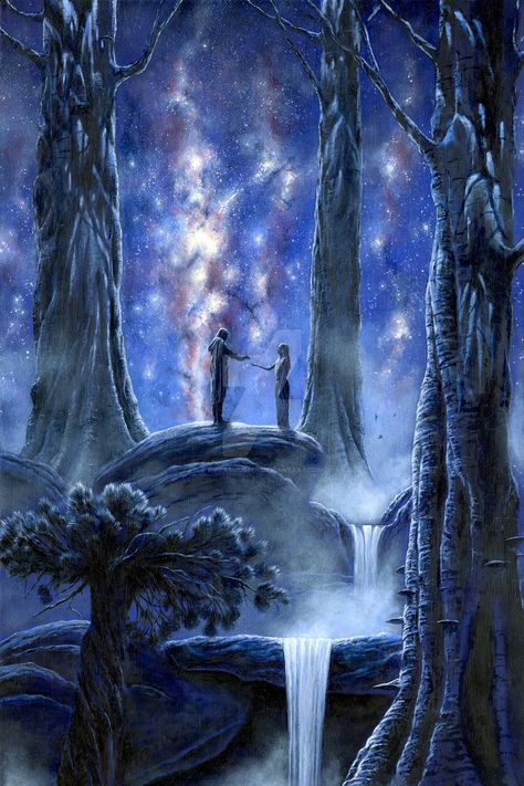 John Howe, Tolkien Elves, Middle Earth Art, Rhapsody In Blue, Tolkien Art, Lotr Art, Art Couple, Thranduil, Jrr Tolkien