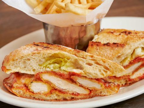 Chicken Parmesan Sandwich | The Cheesecake Factory Parmesan Chicken Sandwich, Cheesecake Factory Chicken, Parmesan Sandwich, Chicken Parmesan Sandwich, The Cheesecake Factory, Parmesan Chicken, Cheesecake Factory, Easy Baking Recipes Desserts, Easy Baking Recipes