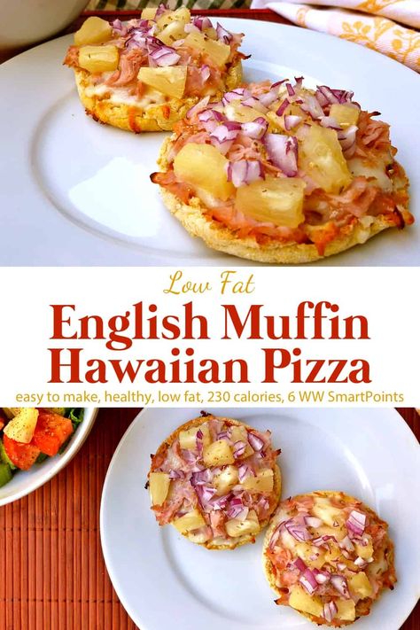 English Muffin Pizza, Weight Watcher Desserts, Weight Watchers Smart Points, Baking Powder Uses, English Girls, Hungry Girl, Weight Watchers Desserts, Cooking For One, English Muffin