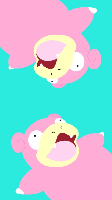 Slowpoke phone background I made in Illustrator (originally posted on tumblr but I thought I'd share it here too) Slowpoke Wallpaper Iphone, Slowpoke Wallpaper, Gijinka Pokemon, Phone Backgrounds Tumblr, Pokemon Backgrounds, Cute Pokemon Wallpaper, Pokemon Fan Art, Phone Background, Pocket Monsters