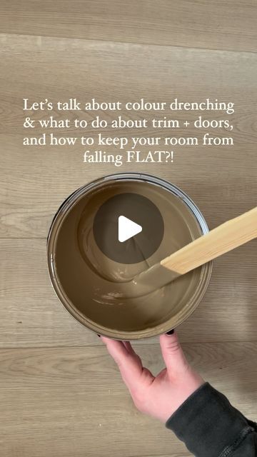 Britt Bengoechea | “But what should I do about my trim when colour drenching?! Do I just paint it the same?!” 🤯🤨

Here’s exactly what I do + the... | Instagram Mixing Stained And Painted Trim, Trim Paint Finish, Crown Saddle Stitch Paint, Do You Paint Walls Or Trim First, Colored Baseboards And Trim, Trim Sheen Paint Finishes, Colour Drenching Interiors, Colour Drenching Bedroom, Color Drenching Interiors