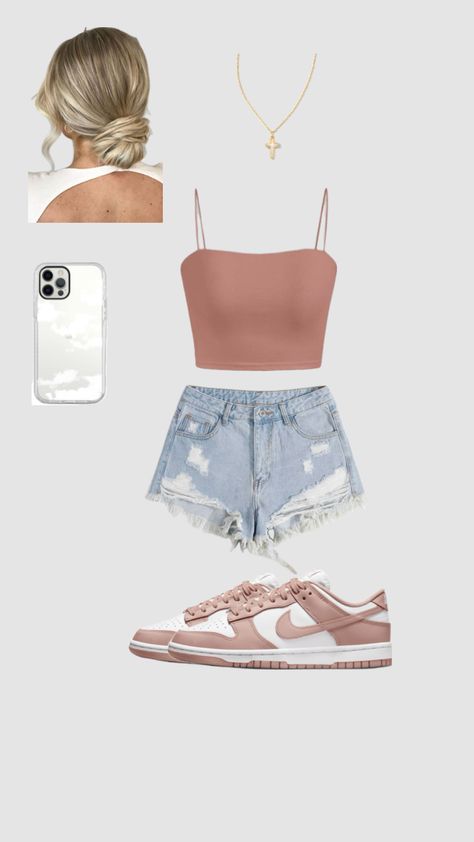 Preppy Summer Outfits, Cute Dress Outfits, Casual Preppy Outfits, Cute Lazy Day Outfits, Trendy Outfits For Teens, Cute Preppy Outfits, Trendy Summer Outfits, Causual Outfits, Simple Trendy Outfits