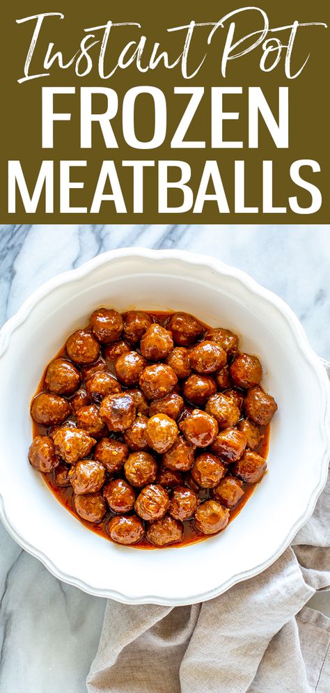 Swedish Meatball Bake, Instant Pot Frozen Meatballs, Cooking Frozen Meatballs, Frozen Meatball Recipes, Bake Easy, Turkey Meatball Recipe, Meatball Recipes Easy, Meatball Bake, Crock Pot Meatballs