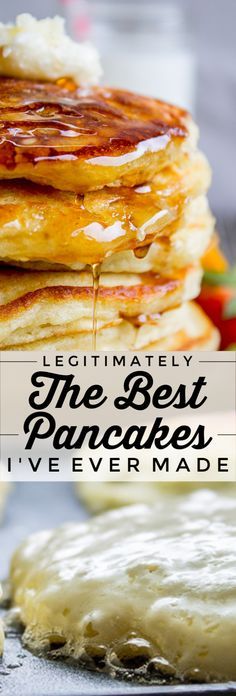 Pancakes Buttermilk, Best Pancakes Ever, The Best Pancakes, Buttermilk Pancake, Best Pancakes, The Food Charlatan, Best Pancake Recipe, Pancake Recipe Buttermilk, Breakfast Recipes Sweet