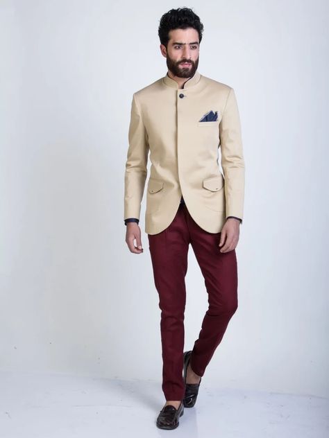 https://smartfashions.etsy.com/listing/853456615 Slim Fit Blazers For Men, Mr Button, Gala Designs, Formal Menswear, Jodhpuri Suits For Men, Mens Blazers, Jodhpuri Suit, Dapper Suits, Formal Blazer