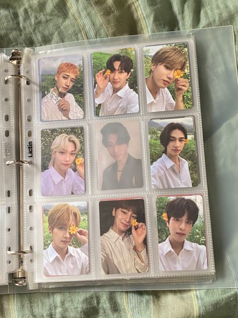 Pc Collection Kpop Binder, A4 Binder Kpop, Kpop Photocards Collection Binder, Kpop Pc Collection, Skz Photocards Collection, Binder For Photocards, Photocard Organizer, Photocard Binder Aesthetic, Kpop Pc Binder