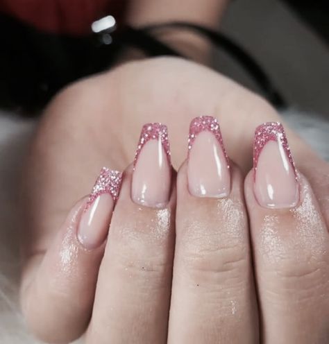 Simple Acrylic Nails, Glow Nails, Classy Acrylic Nails, Acrylic Nails Coffin Short, Nagel Inspo, Pink Acrylic Nails, Prom Nails, Classy Nails, Fire Nails