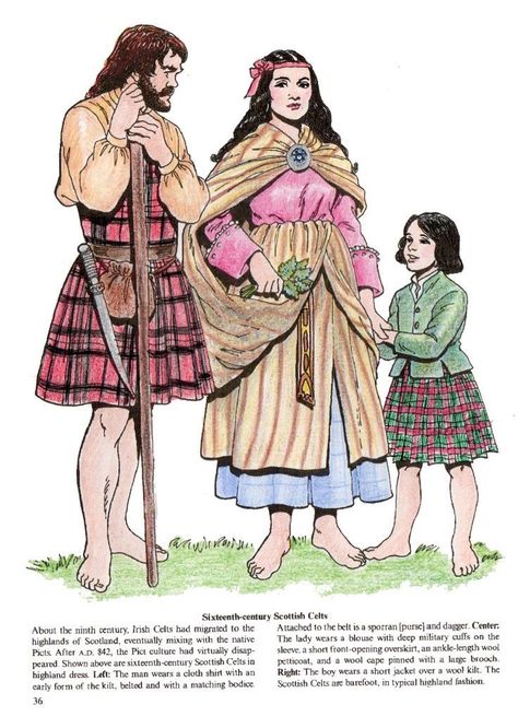 Tom Tierney Celtic Fashions, Ancient Ireland Clothing, Ancient Scottish Clothing, Celtic Historical Clothing, Traditional Gaelic Clothing, Medieval Celtic Clothing, Celtic Fashion Medieval, Celts Clothes, Medieval Scottish Clothing