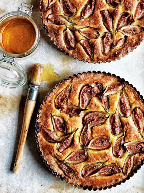 Donna Hay Recipes, Fig Tart, Almond Tart, Fig Cake, Fig Recipes, Donna Hay, Kolaci I Torte, Sweet Pie, Honey Recipes