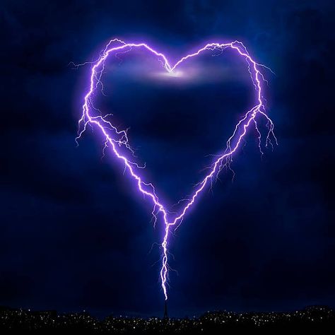 Heart Lightning, Yin Yang, Heart Shapes, Neon Signs, Portfolio, Neon