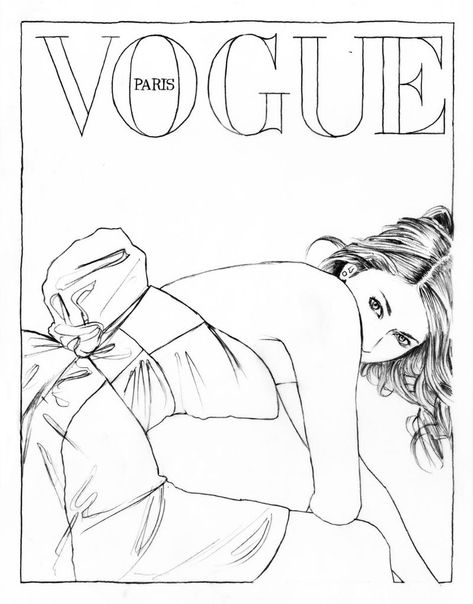 Vogue France, Vogue Paris, Vogue, Paris, France, White, Black