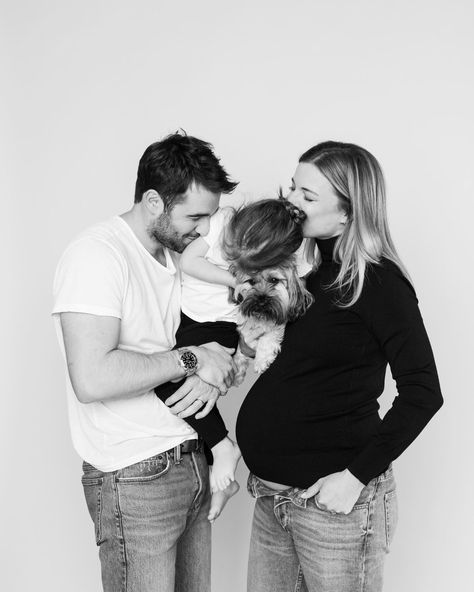 Josh Bowman and Emily VanCamp. Courtesy of Cameron Jordan Photography
Emily VanCamp and husband Josh Bowman are expecting baby No. 2.
VanCamp, 37, announced her pregnancy via Instagram on Saturday, February 24, with a pair of black and white photographs. The first photo shows VanCamp in a black shirt and jeans, lovingly cradling her baby bump. The second snap features the whole family, including Bowman, 35, their first-born daughter, Iris, and, of course, t... Black Shirt And Jeans, Josh Bowman, Happy Anniversary My Love, Jordan Photography, Relationship Timeline, Emily Vancamp, Anna Faris, Entertainment Tonight, Tv Couples