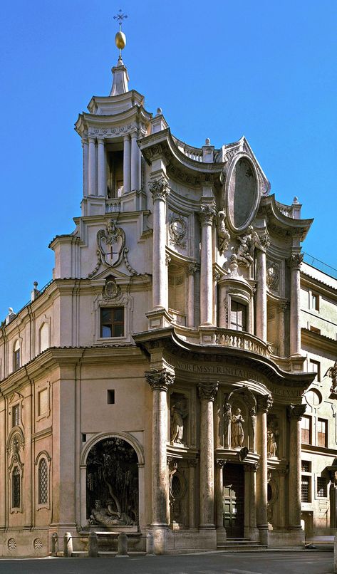 Classical Architecture Exterior, Classical Architecture Facade, Famous Architecture Buildings, Modern Classical Architecture, Classical Architecture House, Site Analysis Architecture, Classic Building, San Carlo, Baroque Architecture