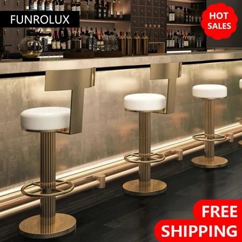 Just found this amazing item on AliExpress. Check it out! AED1,233.21  24％ Off | Bar Stools Counter Height Adjustable Swivel Bar Chair Modern Stainess Steel Kitchen Counter Stools Dining Chairs Set High Back Bar Stools, Kitchen Island Counter, Stool For Kitchen, Island Counter, Counter Stools With Backs, Minimalist Bar, Kitchen Counter Stools, Stools For Kitchen Island, Bar Height Stools