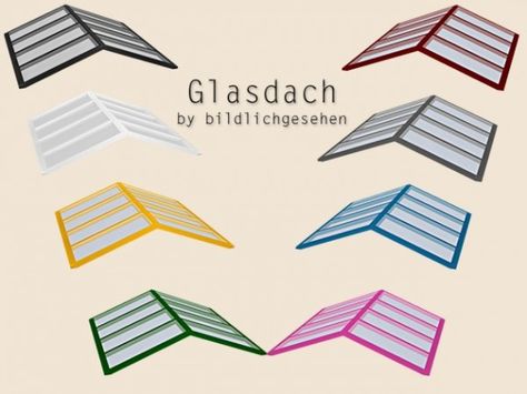 Akisima Sims Blog: Glass roof • Sims 4 Downloads Sims 4 Glass Roof Cc, Sims 4 Cc Roof Windows, Sims 4 Glass Roof, Sims 4 Cc Roof Patterns, Sims 4 Roof Cc, Conservatory Roof, Roof Paint, Harry Potter Studios, Sims 4 House Building