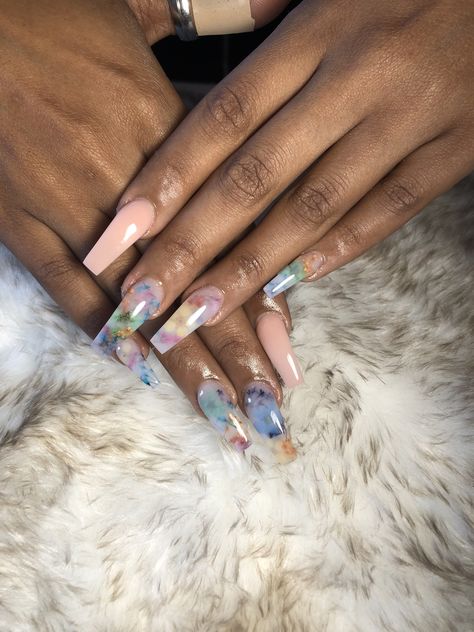 IG: @RoyaltySlim___ Encapsulated Nails Flowers, Nails Flowers, Flowers Nails, Encapsulated Nails, Acrylic Flower, Dry Nails, Acrylic Flowers, Flower Nails, Nails Design