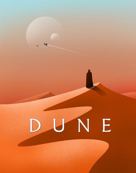 Film Graphic Design Poster, Dune Poster Art, Arrakis Art, Desert Graphic Design, Desert Concept Art, Dune Concept Art, Dune Design, Dune Movie Poster, Dune Poster