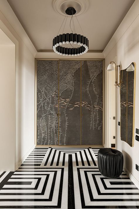 Behance :: For You Black And White Flooring, Floor Pattern Design, Marble Floor Pattern, White Flooring, Marble Flooring Design, Floor Tile Design, Interior Design Per La Casa, Marble Flooring, Lobby Design