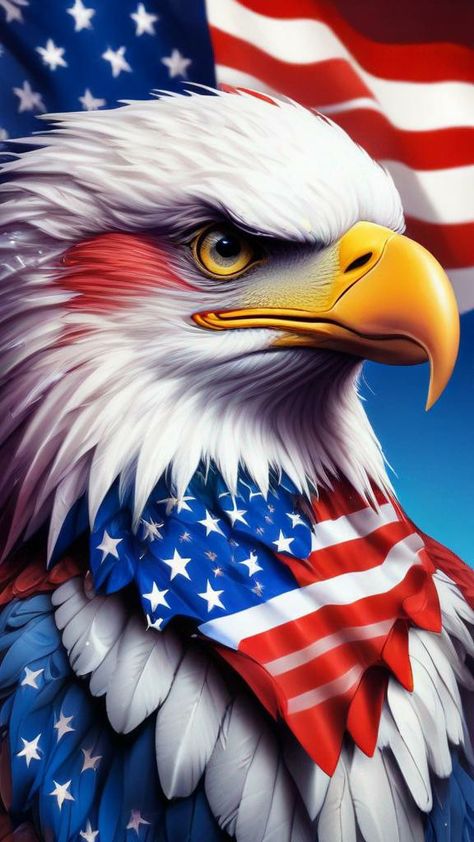 Usa Eagle Wallpaper, Bald Eagle Wallpaper Iphone, Eagle Images Hd, Bald Eagle Art, Native American Prayers, Us Army Rangers, Star Trek Wallpaper, 4th Of July Photos, American Flag Art