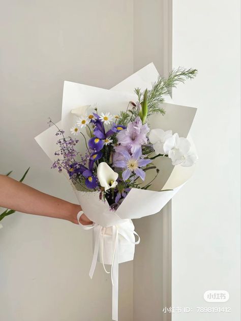 Cute Bouquets, Bouquets, Purple, Flowers, Blue, Quick Saves