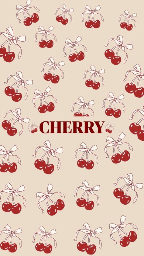 Cherry Wallpaper Aesthetic Iphone, Cherry Vintage, Pink Glitter Wallpaper, Simple Phone Wallpapers, Iphone Wallpaper App, Iphone Wallpaper Photos, Collage Background, Cute Simple Wallpapers, Apple Watch Wallpaper