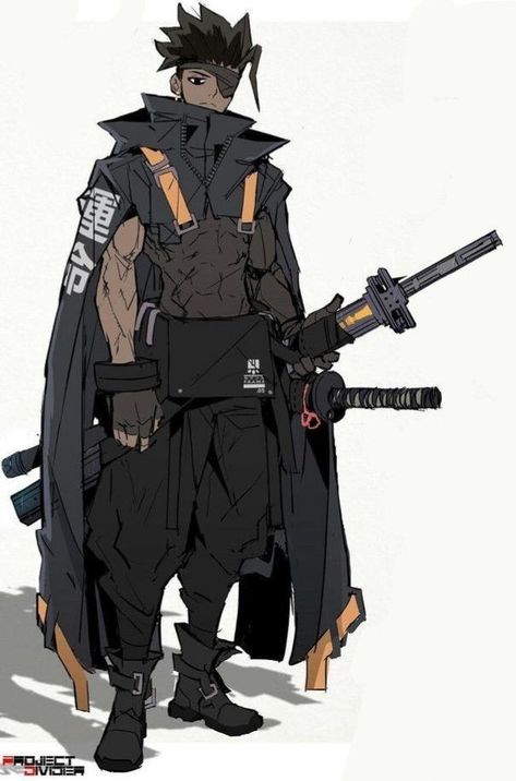 Cyberpunk Outfit, Black Cartoon Characters, Cyberpunk Character, Cyberpunk Style, Black Characters, Concept Art Character, Black Anime Characters, Metroid, Cyberpunk Art