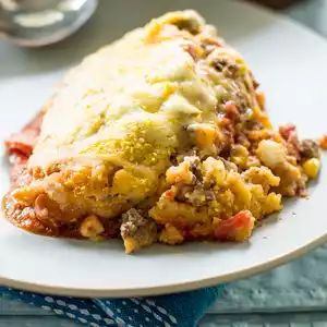 Cajun Shepherds Pie Recipe, Tamale Pie Recipe, Paul Prudhomme, Impossible Pie, Mushroom Pie, Tamale Pie, Meat Seasoning, Creole Recipes, Shepherd's Pie