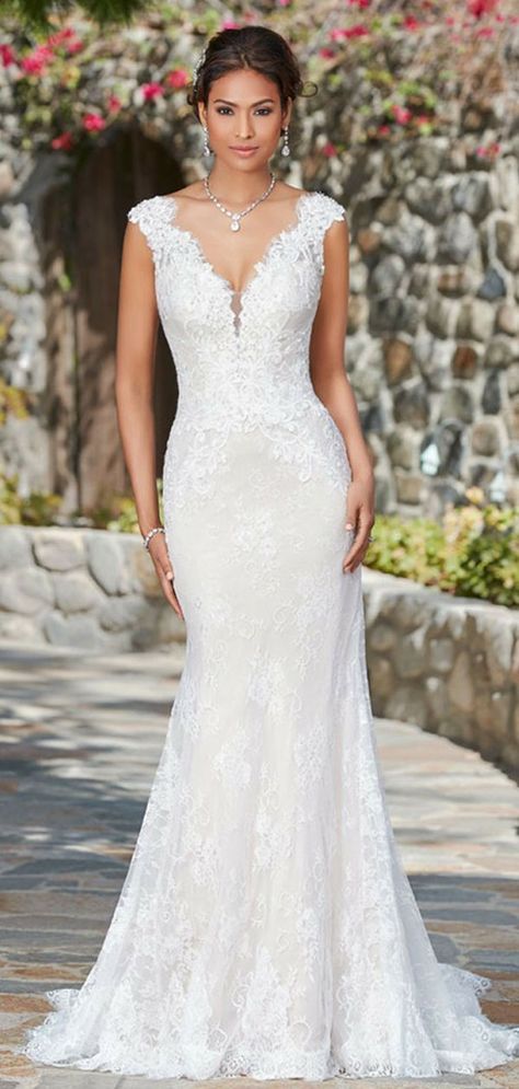 Mermaid Wedding Dress With Lace, High Neck Lace Dress, Western Wedding Dresses, Wedding Dress With Lace, Dresses Beach, Pnina Tornai, Dresses Beautiful, Wedding Dresses 2018, White Wedding Dress