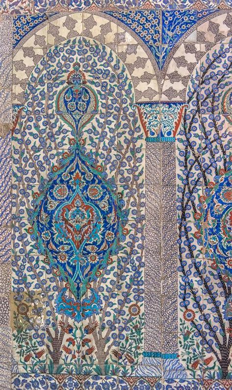 Turkish Culture Aesthetic, Turkish Wallpaper, Arab Design, Turkish Aesthetic, Islamic Ceramics, Empire Architecture, Turkish Architecture, Turkish Tiles, Turkish Pattern