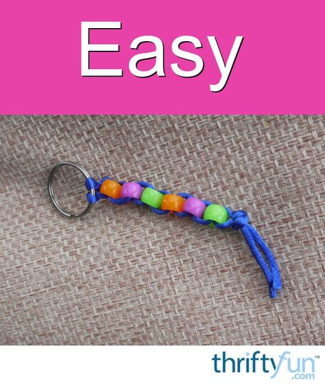 Diy Pony Bead Keychain, How To Make Keychains, Fidgets Diy, Diy Crafts Keychain, Key Chain Diy, Therapeutic Recreation, Diy Fidget Toys, Chain Ideas, Pony Bead Crafts